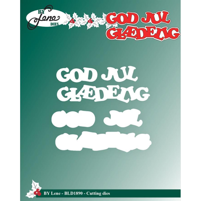 By Lene - God Jul / Glædelig Jul - BLD1890