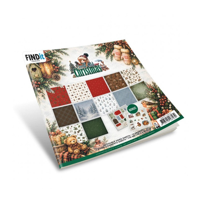Berries Beauties - Papirblok - Good Old Christmas - BBPP10052