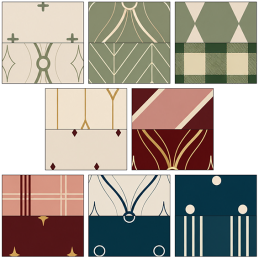 Design5 - Papirpakke A5 - VelvetChristmas - D502134P