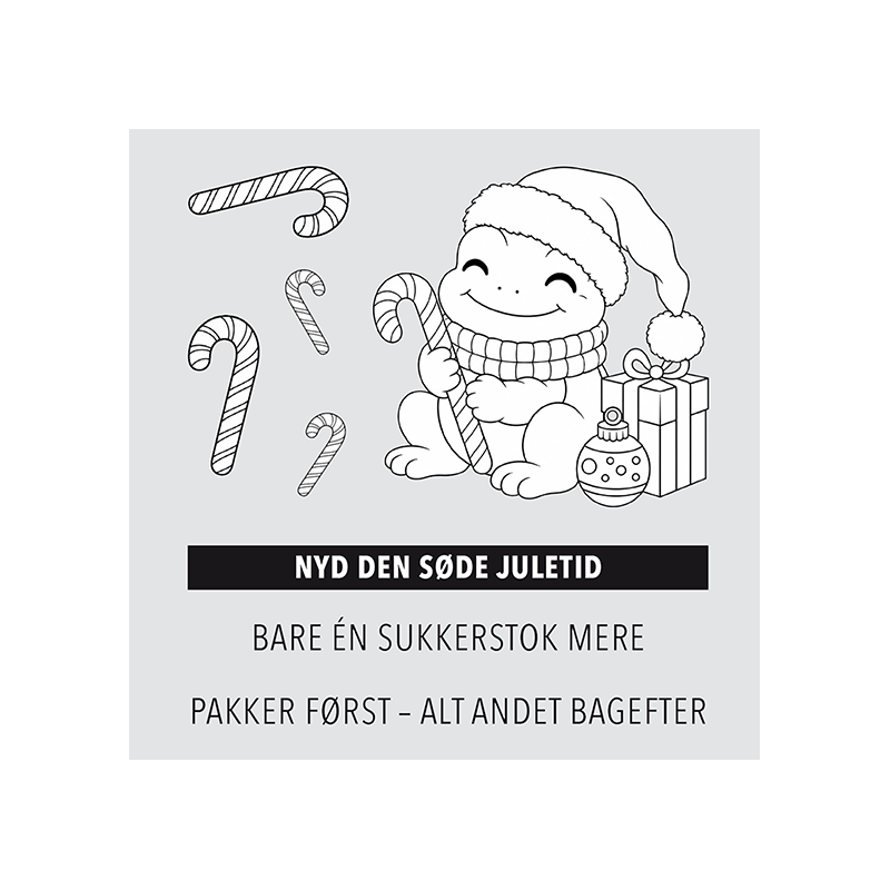 Design5 - Stempel - Nyd Den Søde Juletid Grethe - D500257C