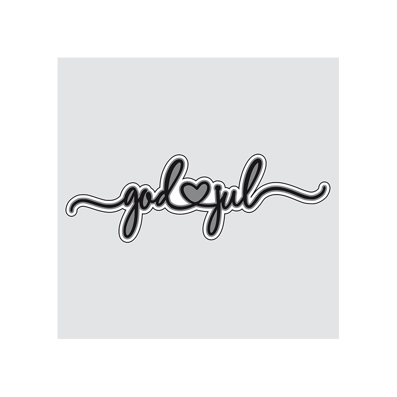 Design5 - God Jul m. 2 Skygger - D500316D