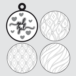Design5 - Stor Cirkeltag Med Add Ons - D500320D