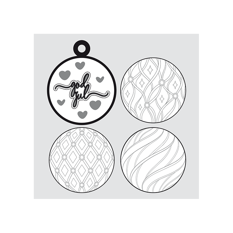 Design5 - Stor Cirkeltag Med Add Ons - D500320D