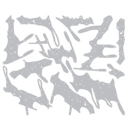 Sizzix - Tim Holtz - Thinlits Die - Classic Holiday Handwriting - 660979