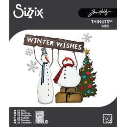 Sizzix - Tim Holtz - Thinlits Die - Twig & Stump - 666072