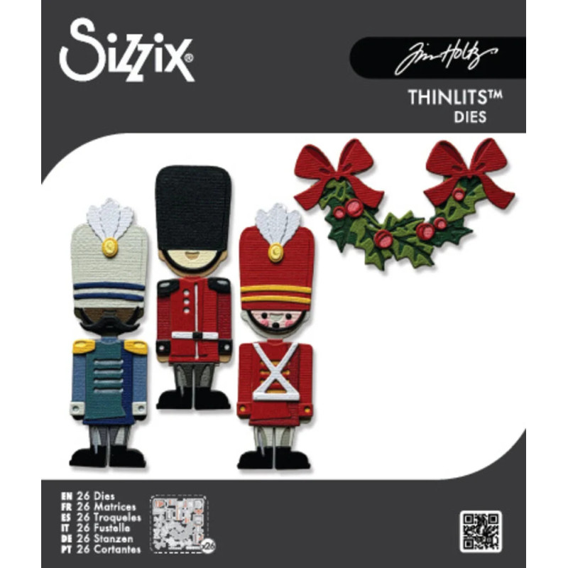 Sizzix - Tim Holtz - Thinlits Die - Yuletide Harvey - 667255