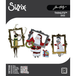 Sizzix - Tim Holtz - Thinlits Die - Vault Papercut Christmas - 667256