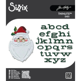 Sizzix - Tim Holtz - Thinlits Die - Vault Letter To Santa - 667257