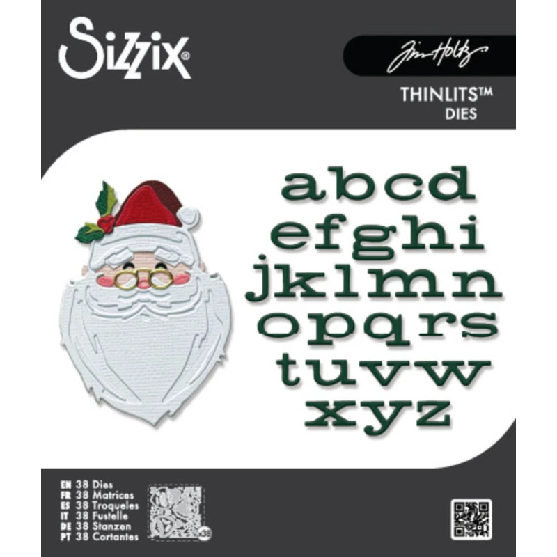 Sizzix - Tim Holtz - Thinlits Die - Vault Letter To Santa - 667257
