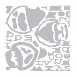 Sizzix - Tim Holtz - Thinlits Die - Vault Letter To Santa - 667257