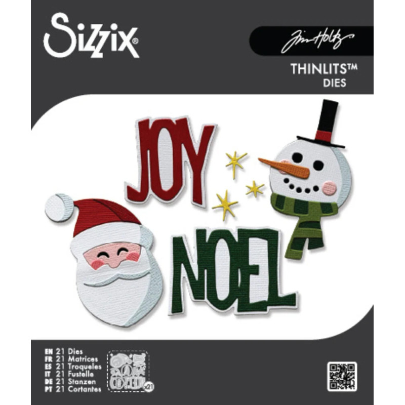 Sizzix - Tim Holtz - Thinlits Die - Vault Holiday Tidings - 667262