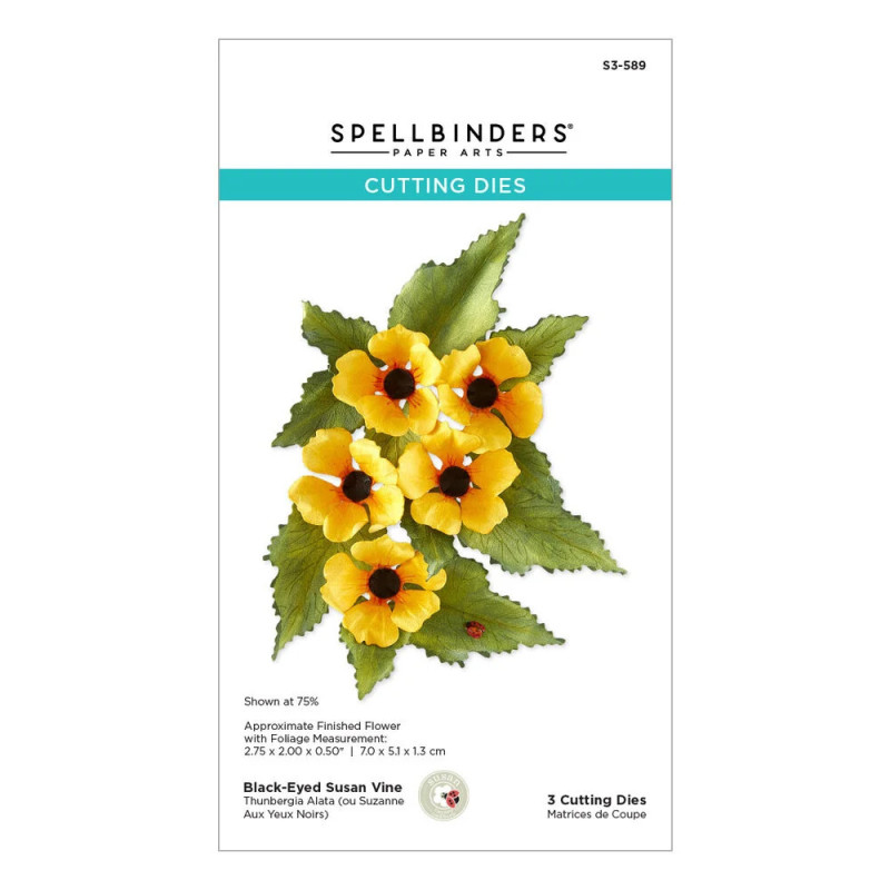 Spellbinders - The Cottage Garden - Black Eyed-Susan Vine - S3-589