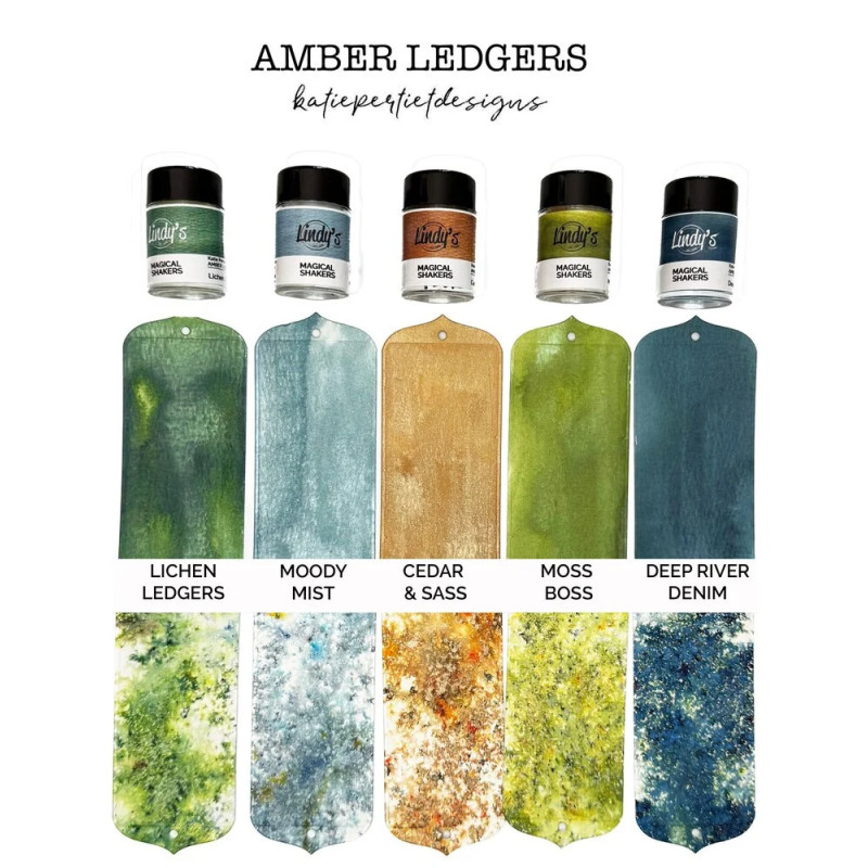 Lindy's Stamp Gang - Magical Shaker 2.0 Set - Amber Ledgers