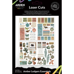 Arden Creative Studio - Laser Cuts - Amber Ledgers Essentials - ACSLC0012