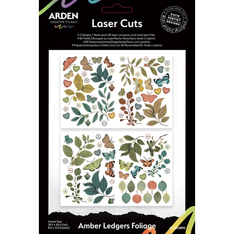Arden Creative Studio - Laser Cuts - Amber Ledgers Foliage - ACSLC0013