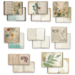 Arden Creative Studio - Ephemera Pack - Amber Ledgers - Bookmakers - ACSEP0018