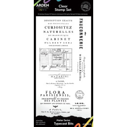 Arden Creative Studio - Clear Stamp - Maker Series - Typecast Bits - ACSCS0038