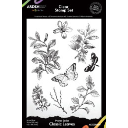 Arden Creative Studio - Clear Stamp - Maker Series - Classic Leaves - ACSCS0040