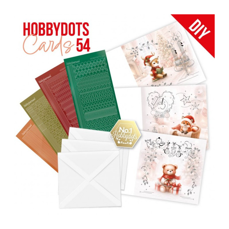 Dot And Do Cards 54 - Furry Christmas Friends