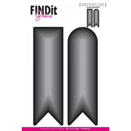 FINDit Basics - Nesting Dies - Slim Banner - FITBND021