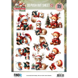 Pushout - Berries Beauties - Furry Christmas Friends - Christmas Deer - SB11168