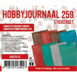Hobbyjournaal Stickerset 259