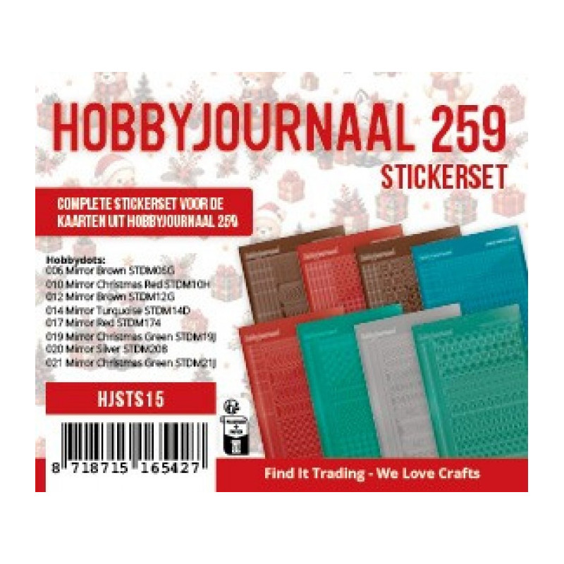 Hobbyjournaal Stickerset 259
