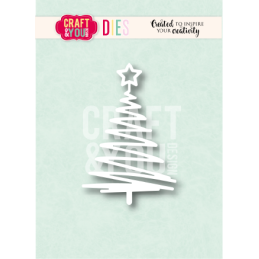 Craft & You - Christmas Tree Zig Zag - CW427
