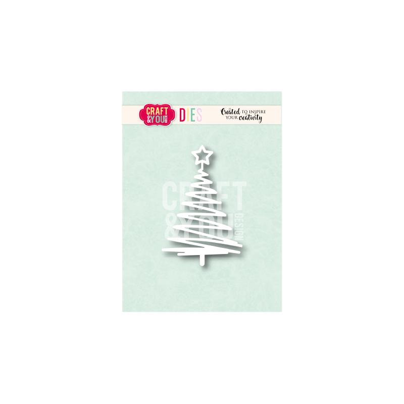 Craft & You - Christmas Tree Zig Zag - CW427
