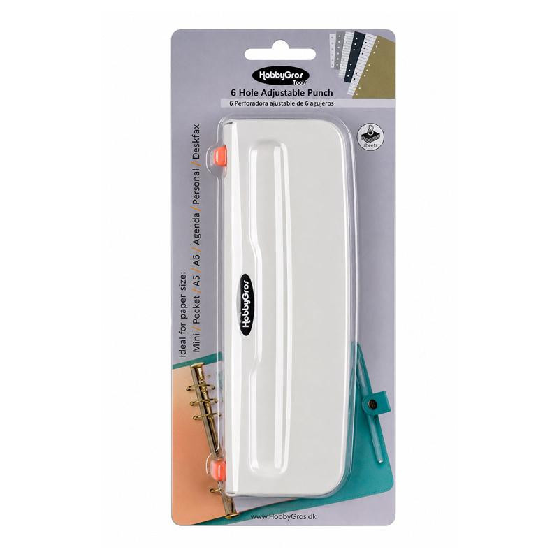 HobbyGros Tools - 6 Hole Punch - HGT049