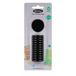 Hobbygros Tools - Disc Binding Rings Black - HGT051