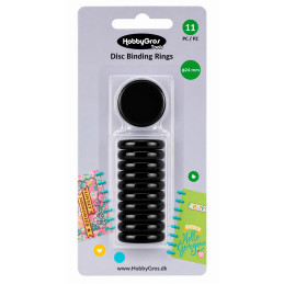 Hobbygros Tools - Disc Binding Rings Black - HGT053
