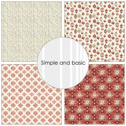 Simple And Basic - Papirpakke 30.5x30.5 - Ready For Christmas - SBP776