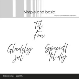 Simple And Basic - Stempel - Til / Fra - SBC225