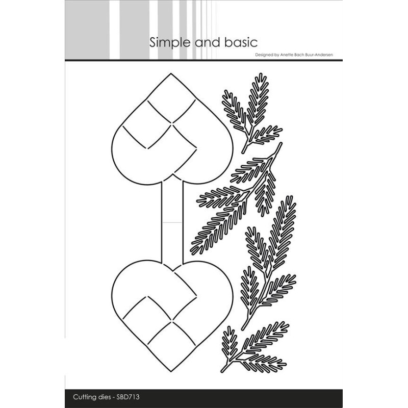 Simple And Basic - Christmas Heart - SBD713