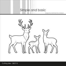 Simple And Basic - Reindeers - SBD715
