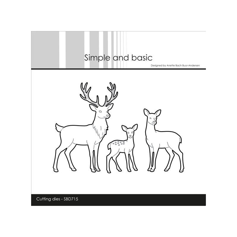 Simple And Basic - Reindeers - SBD715