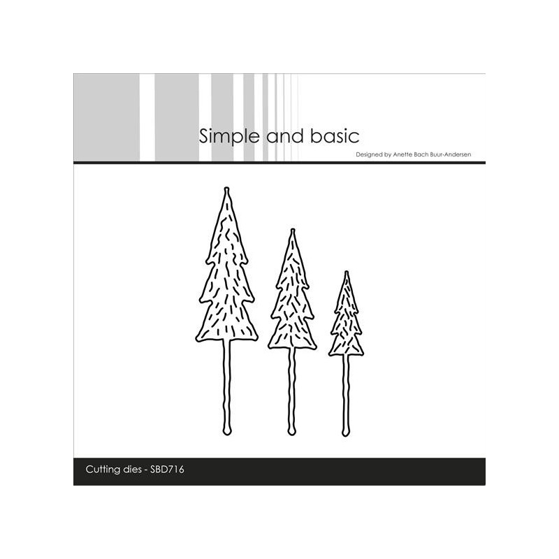 Simple And Basic - Small Pine Trees - SBD716