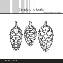 Simple And Basic - Pinecones Outline - SBD718