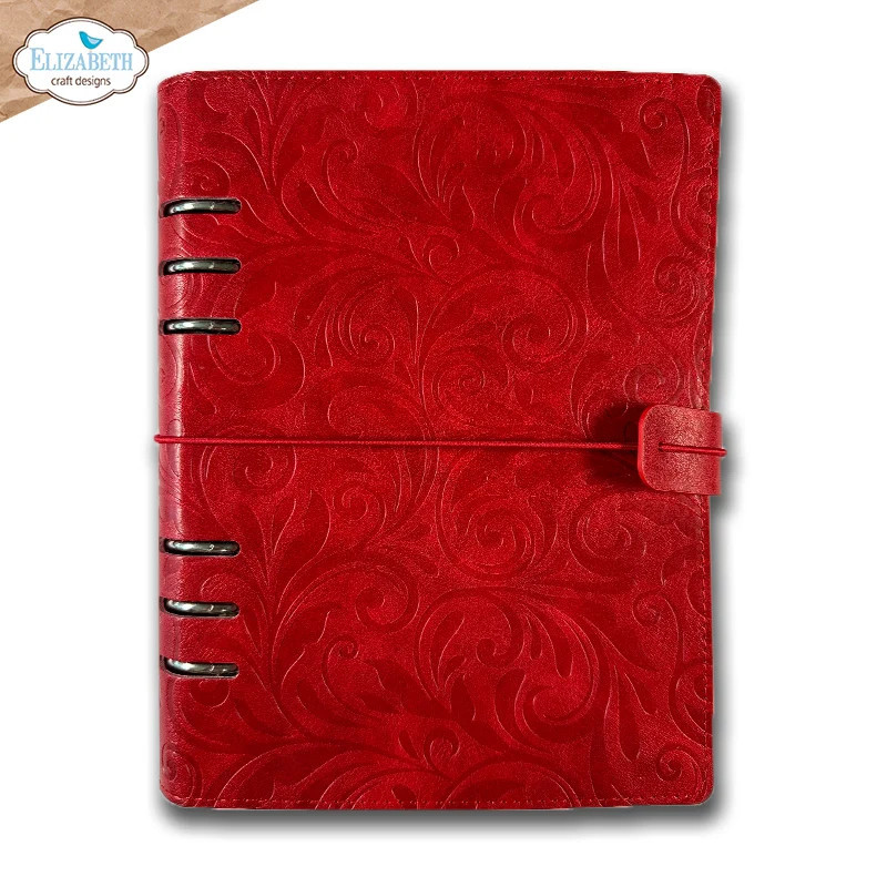 Elizabeth Craft Designs - Everyday Memories - Memory Binder - Festive Red Embossed