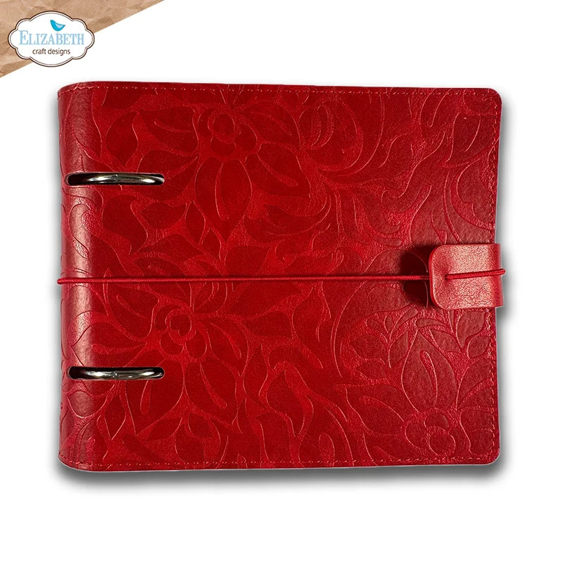 Elizabeth Craft Designs - Everyday Memories - Memory Binder Square Page - Festive Red Embossed