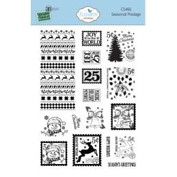 Elizabeth Craft Designs - Stamps - Everyday Memories - Seasonal Postage