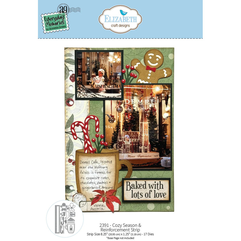 Elizabeth Craft Designs - Everyday Memories - Cozy Season & Reinforcement Strip