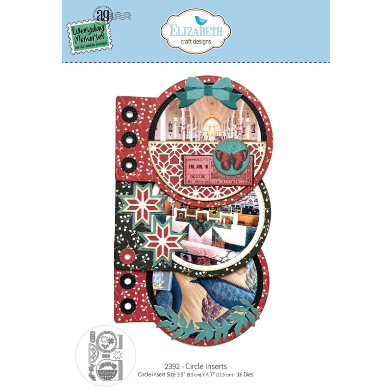 Elizabeth Craft Designs - Everyday Memories - Circle Inserts
