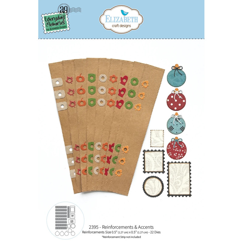 Elizabeth Craft Designs - Everyday Memories - Reinforcements & Accents