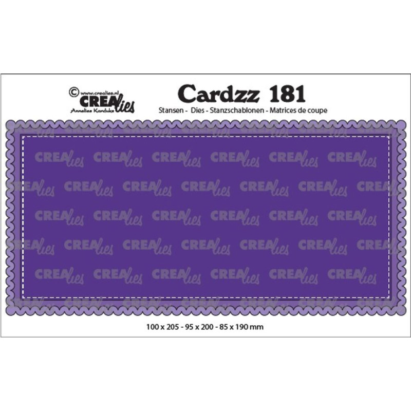 CREAlies - Cardzz - Slimline A - CLCZ181