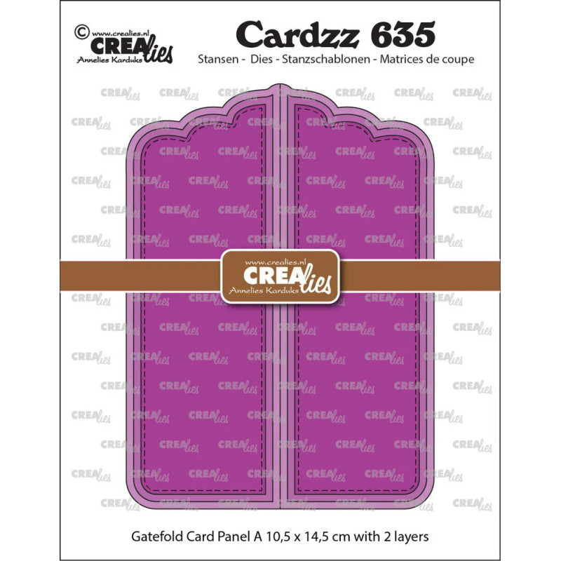 CREAlies - Cardzz - Gatefold Card Panel A - CLCZ635