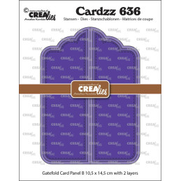 CREAlies - Cardzz - Gatefold Card Panel B - CLCZ636