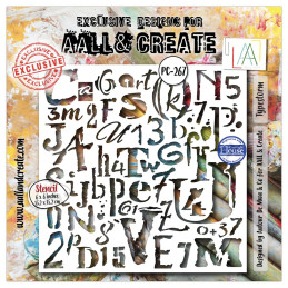 AALL And Create - Stencil - Typestorm Mathpunk - Mathpunk - AALL-PC-268