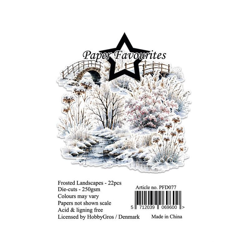 Paper Favourites - Die Cuts - Frosted Landscapes - PFD077